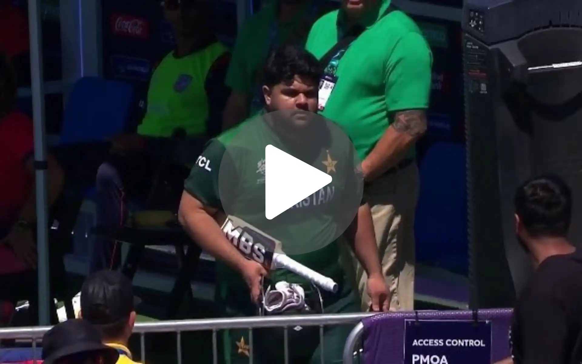 [Watch] Azam Khan Picks A Fight With Fans After Bagging A Golden Duck Vs USA